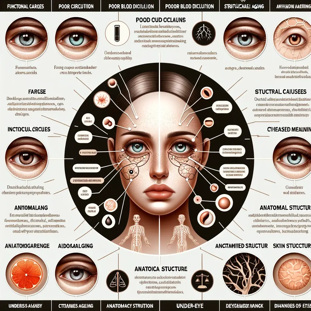 다크서클은 눈 밑이 어두워 보이는 증상으로, 정확한 의학 용어는 아니지만 많은 사람들이 경험하는 일반적인 현상입니다. 이 현상은 주로 혈관 비침 현상으로 발생합니다. 눈 밑 피부가 얇아 혈관이 비치면서 눈 밑이 어두워 보이는 것이죠. 이외에도 여러 원인이 있으며, 오늘은 그 원인들과 개선 방법에 대해 알아볼께요~