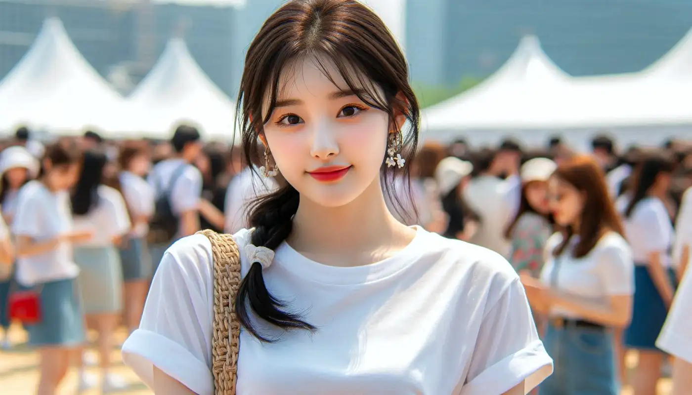 싸이-흠뻑쇼-취켓팅-방법을-알아보는-여성의-모습