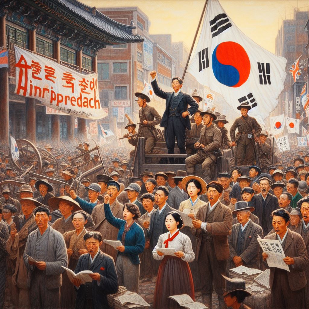 AI가 그려준 3.1절 독립운동 그림, 대한독립 만세!