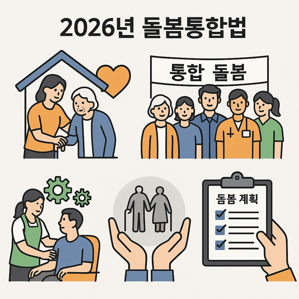 의료&middot;요양 등 지역 돌봄의 통합지원에 관한 법률 (돌봄통합지원법) 요약