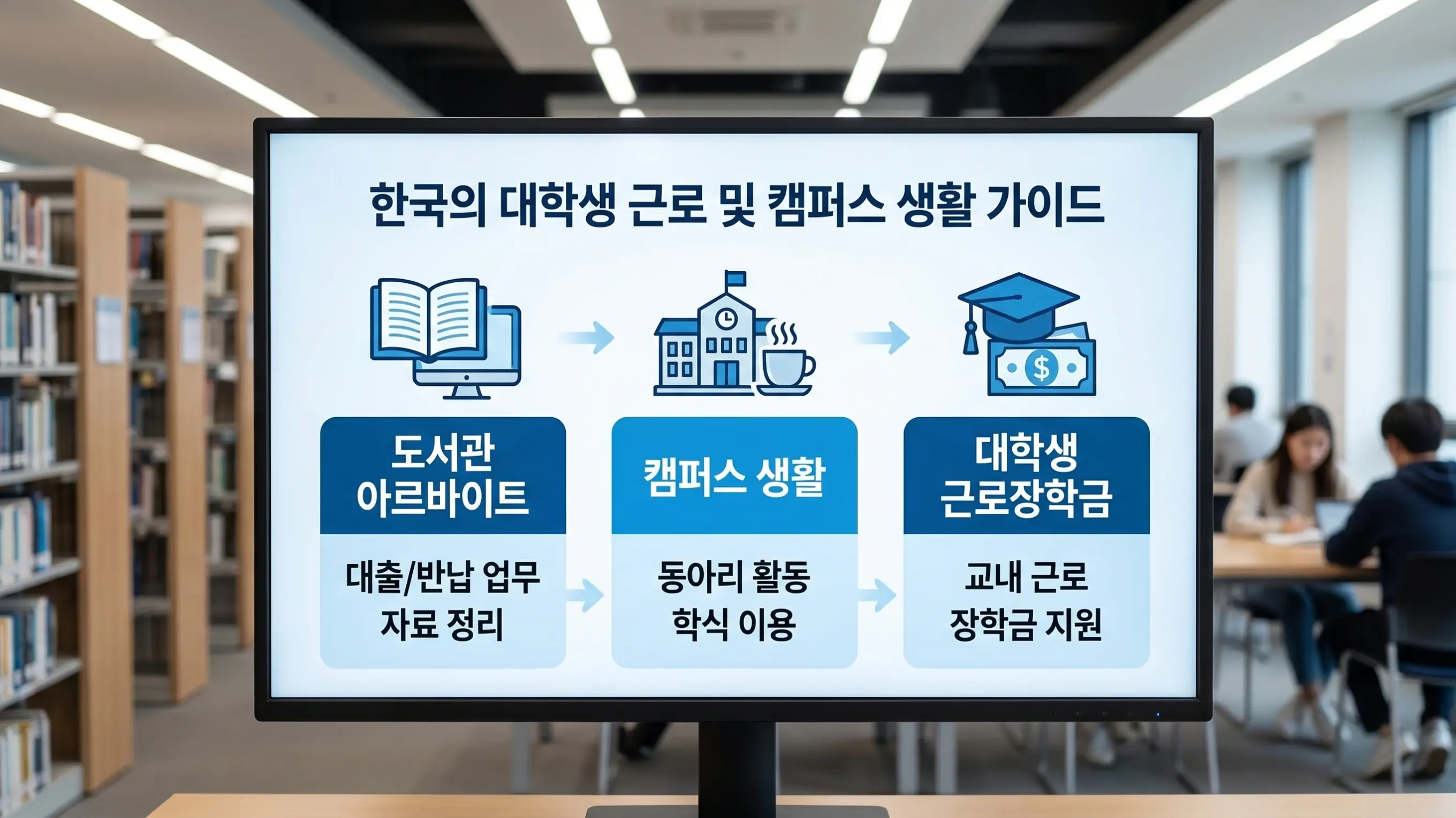 국가근로장학금 설명 관련 인포그래픽