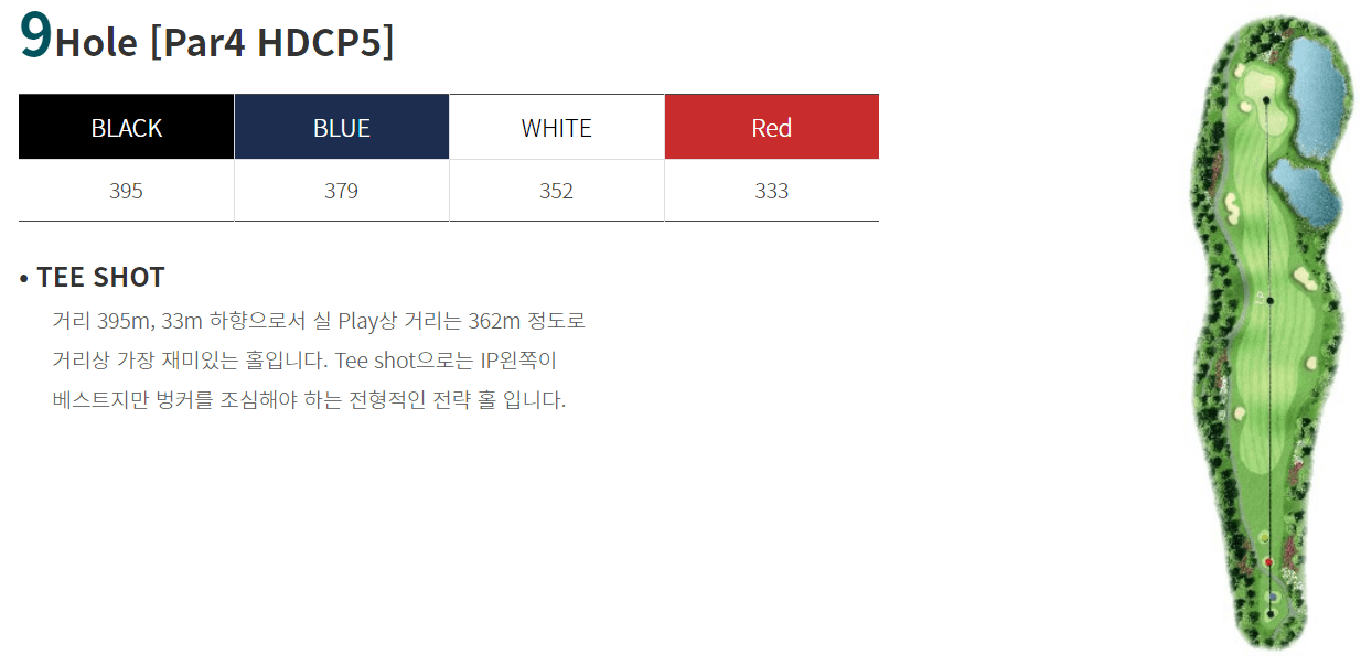 해솔리아 컨트리클럽 솔코스 9