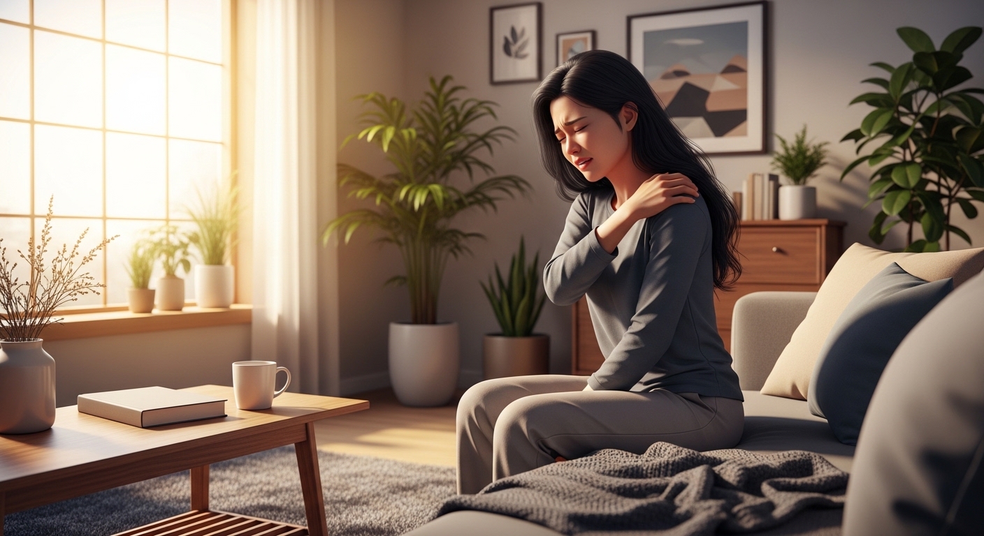 어깨찜질&amp;#44; 어깨스트레칭