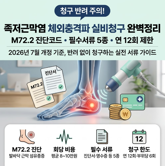 족저근막염 실비보험 청구