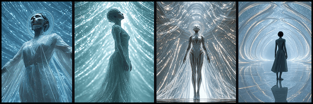 android priestess 세계관 실험 생성 이미지_ Midjourney