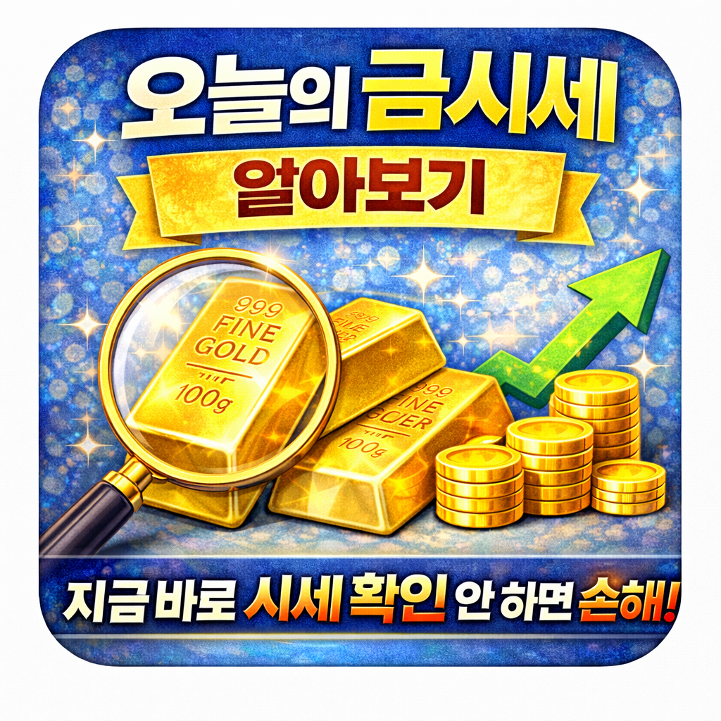 오늘의 금시세 알아보기