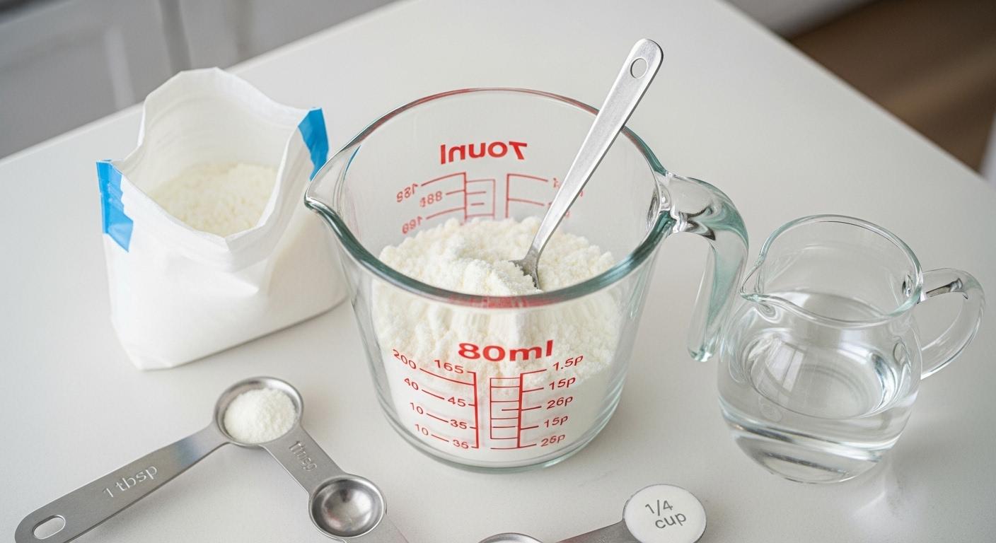 분유 80ml 타는 법