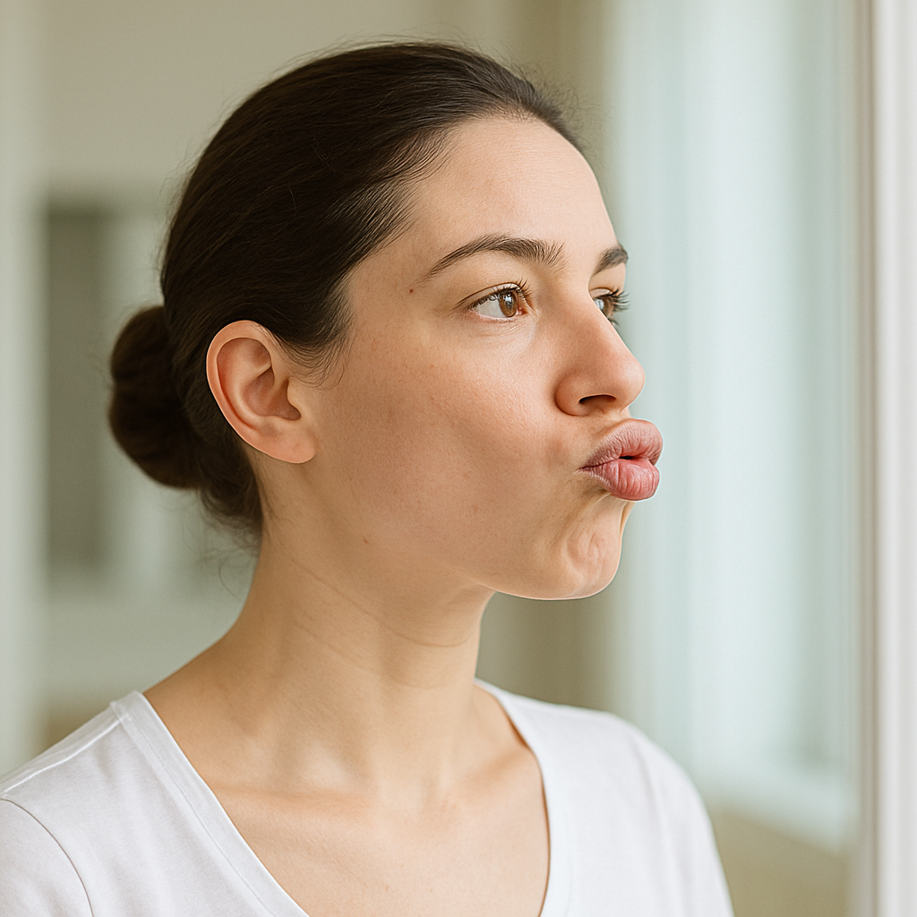 얼굴요가-오리입술 푸시