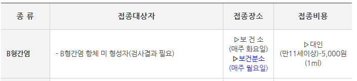 서울-강남구보건소-B형간염-예방접종안내