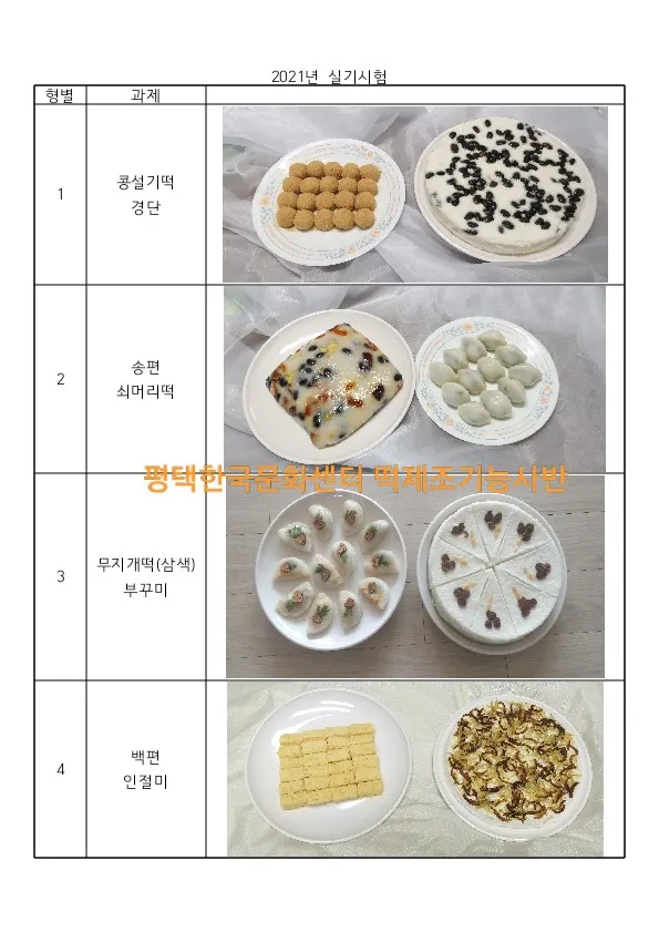 떡제조기능사 재료배합 찹쌀도구 증편만들기 실기대비_5