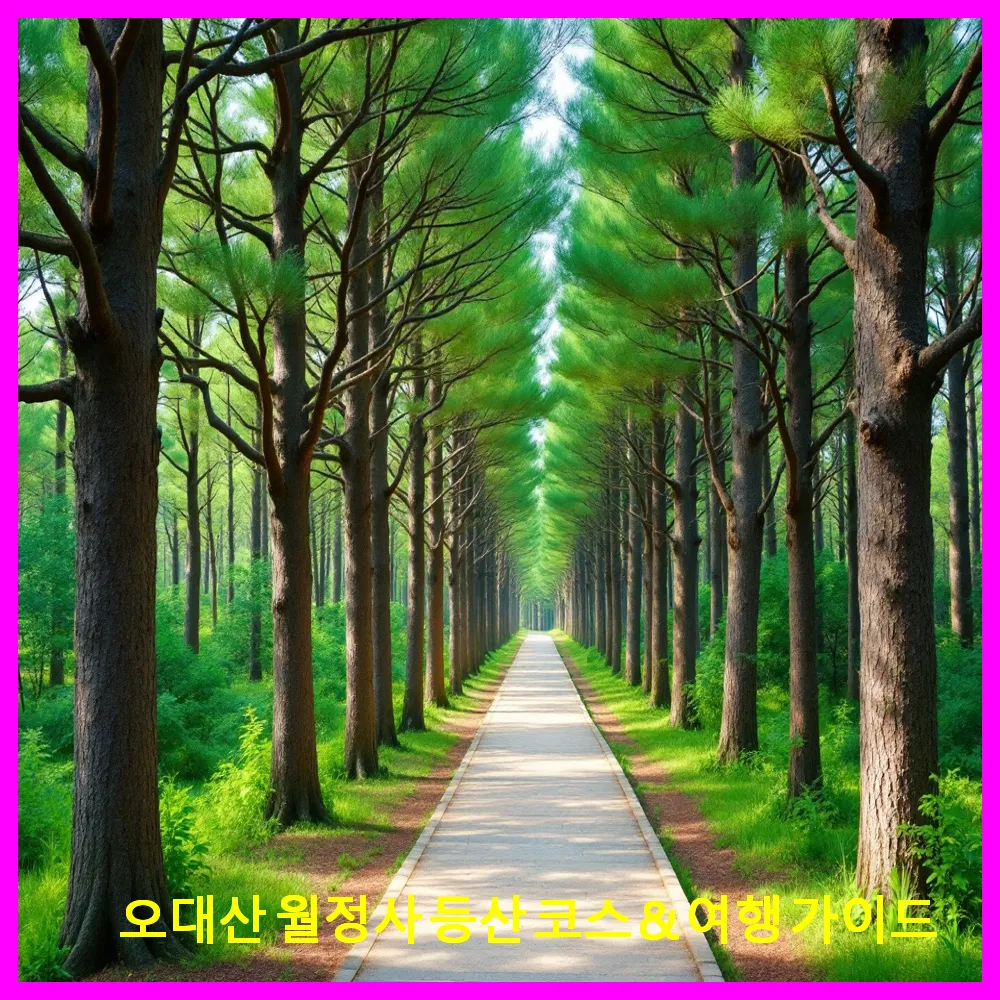 오대산 월정사 등산 코스 & 여행 가이드