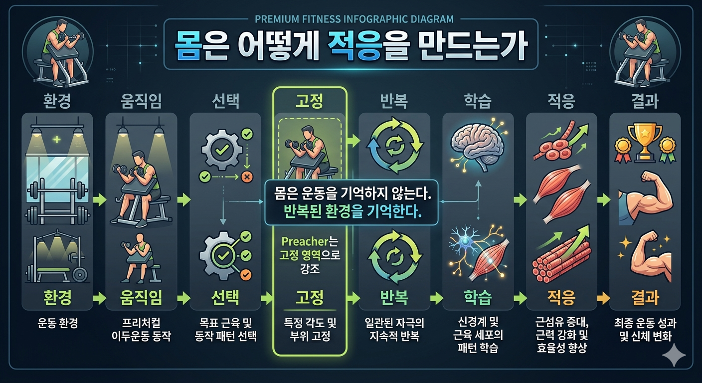 몸은 어떻게 적응을 만드는가