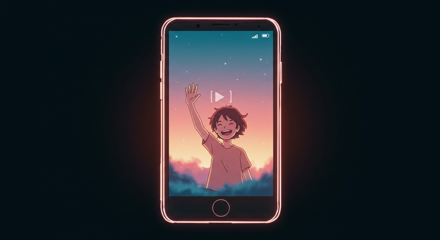 동영상을 프로필에 넣는 모습