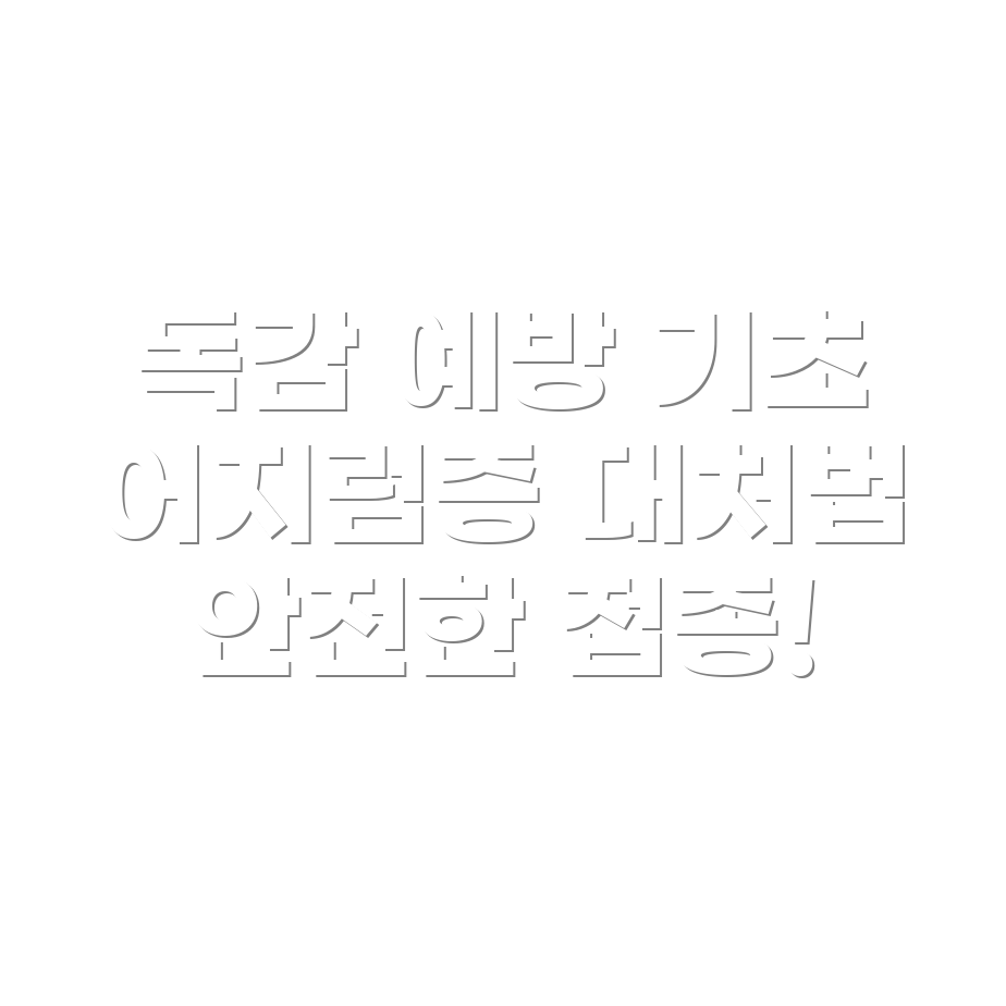 독감 예방 주사