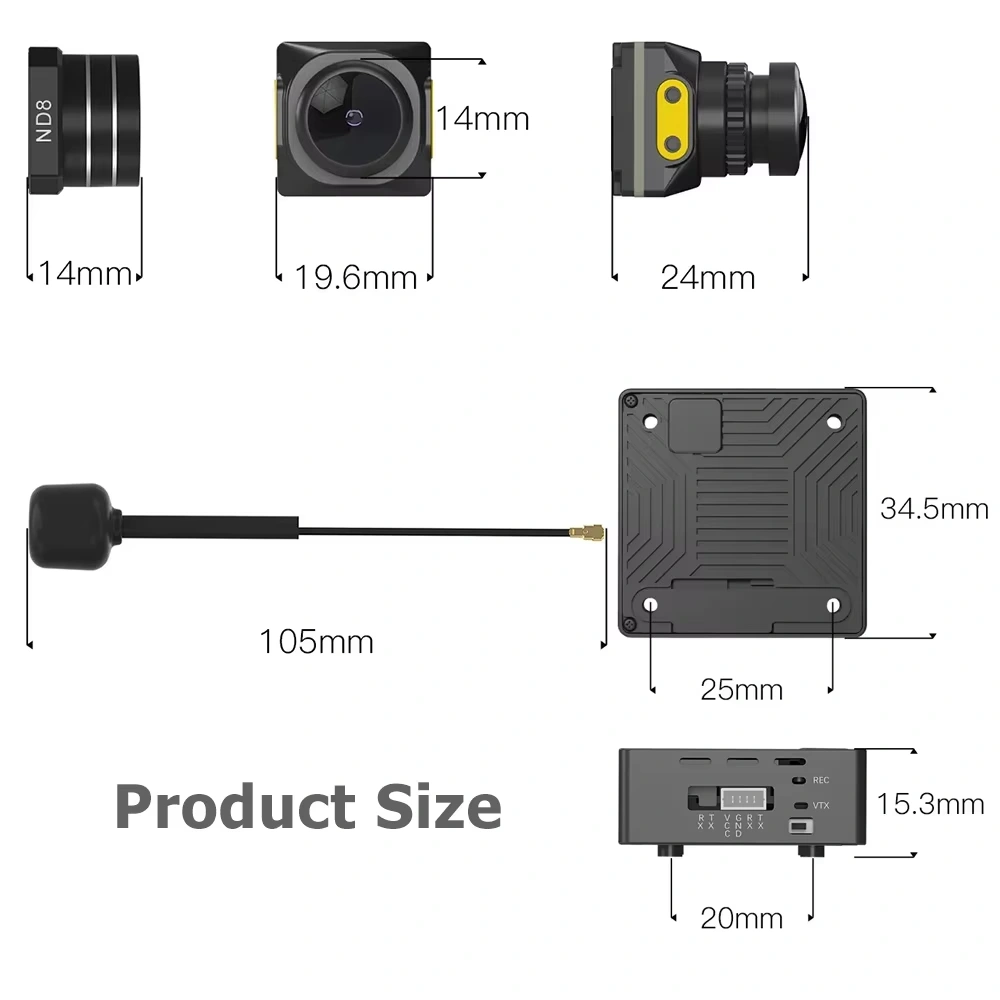 FPV 드론 CADDX FPV 4K카메라