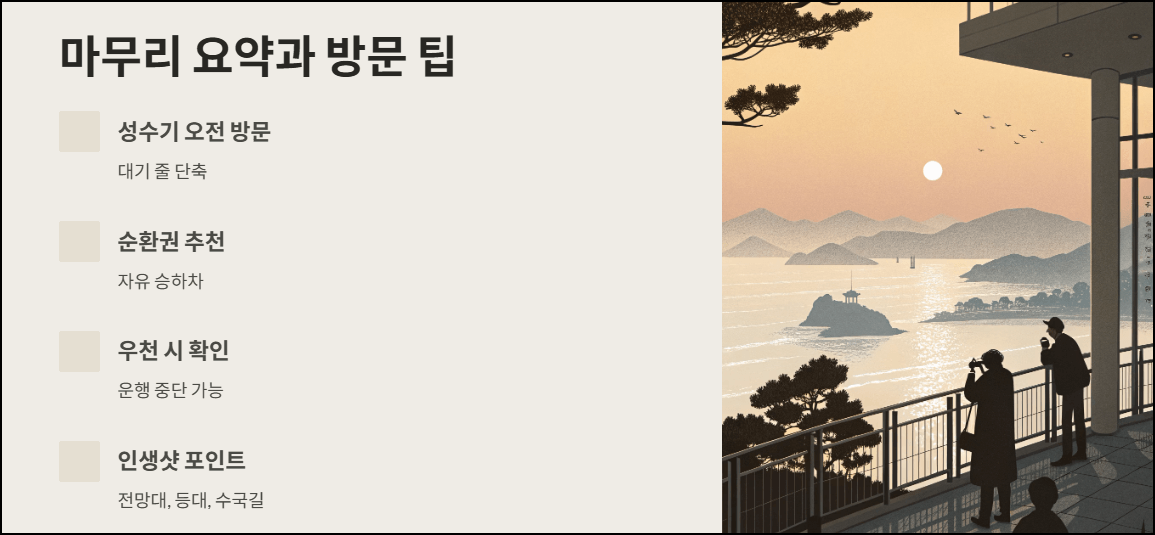 마무리 요약과 방문 팁