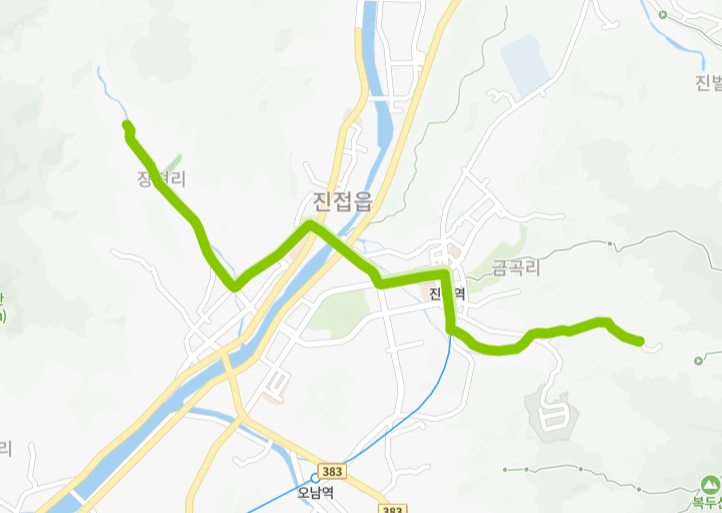 남양주-77번-버스-노선-지도