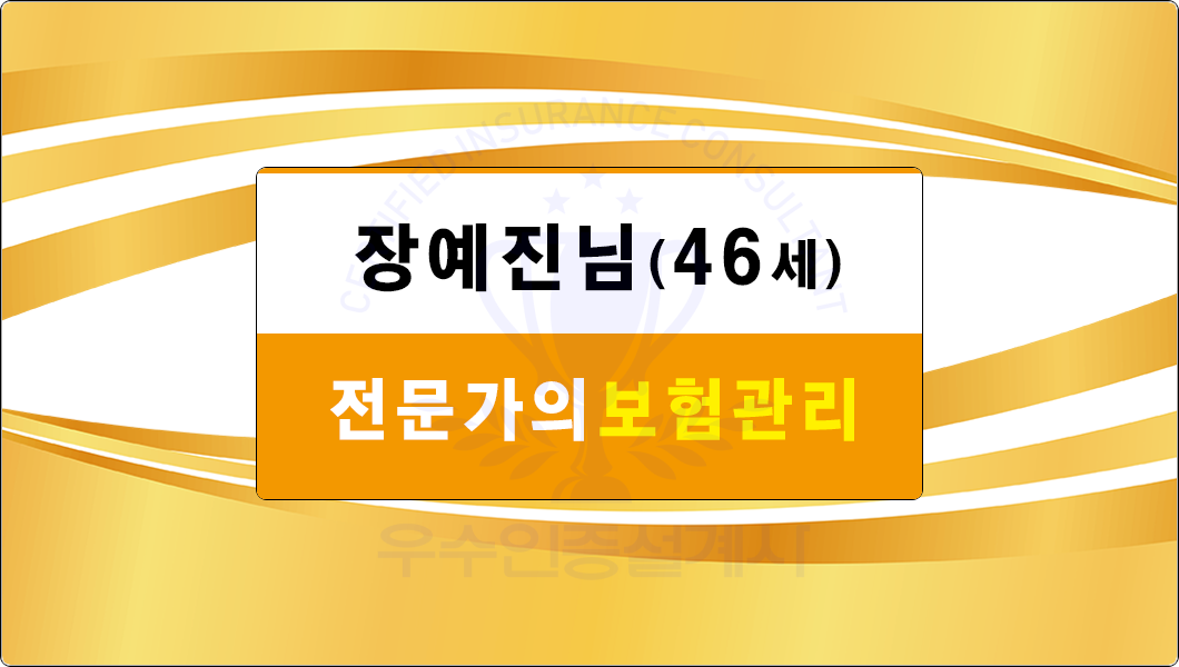 장예진님 추천보험보관
