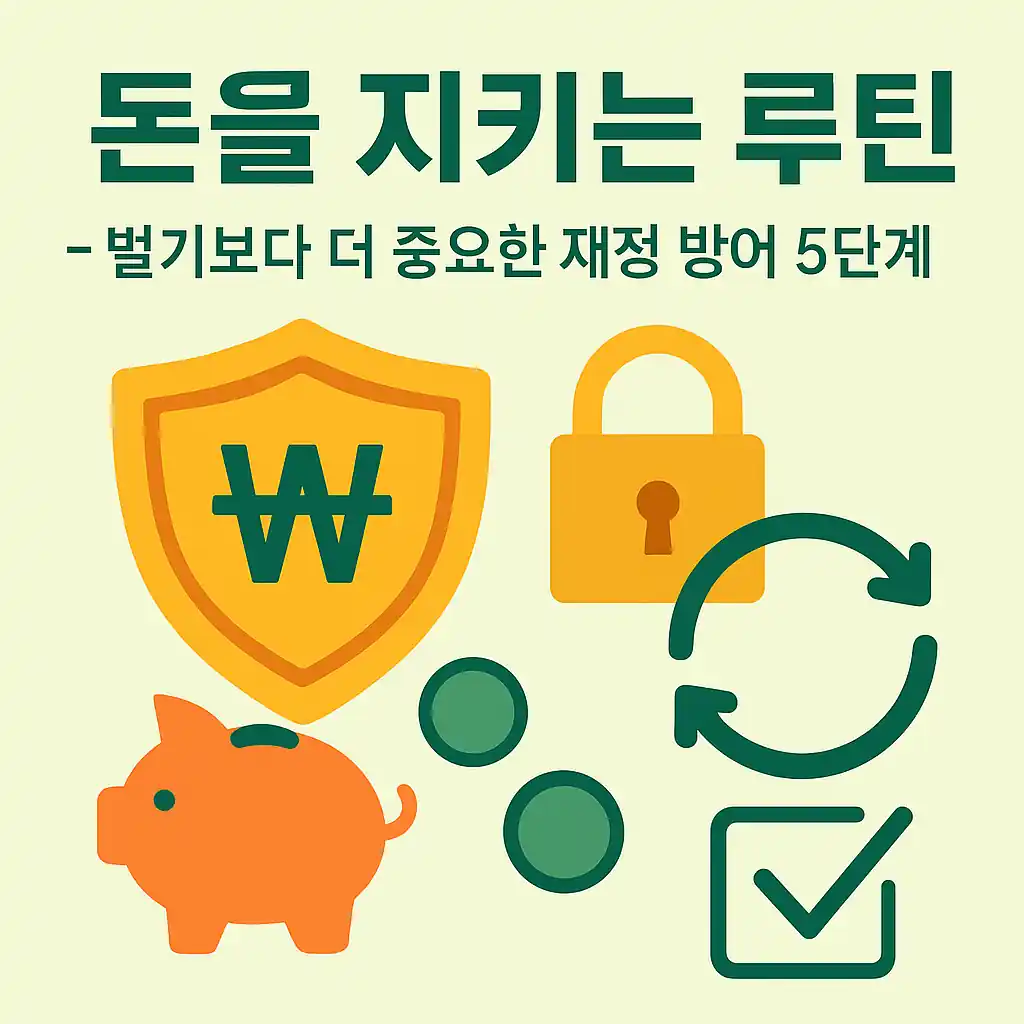 돈이 사라지는 이유? 돈을 지키는 5단계 방어 루틴