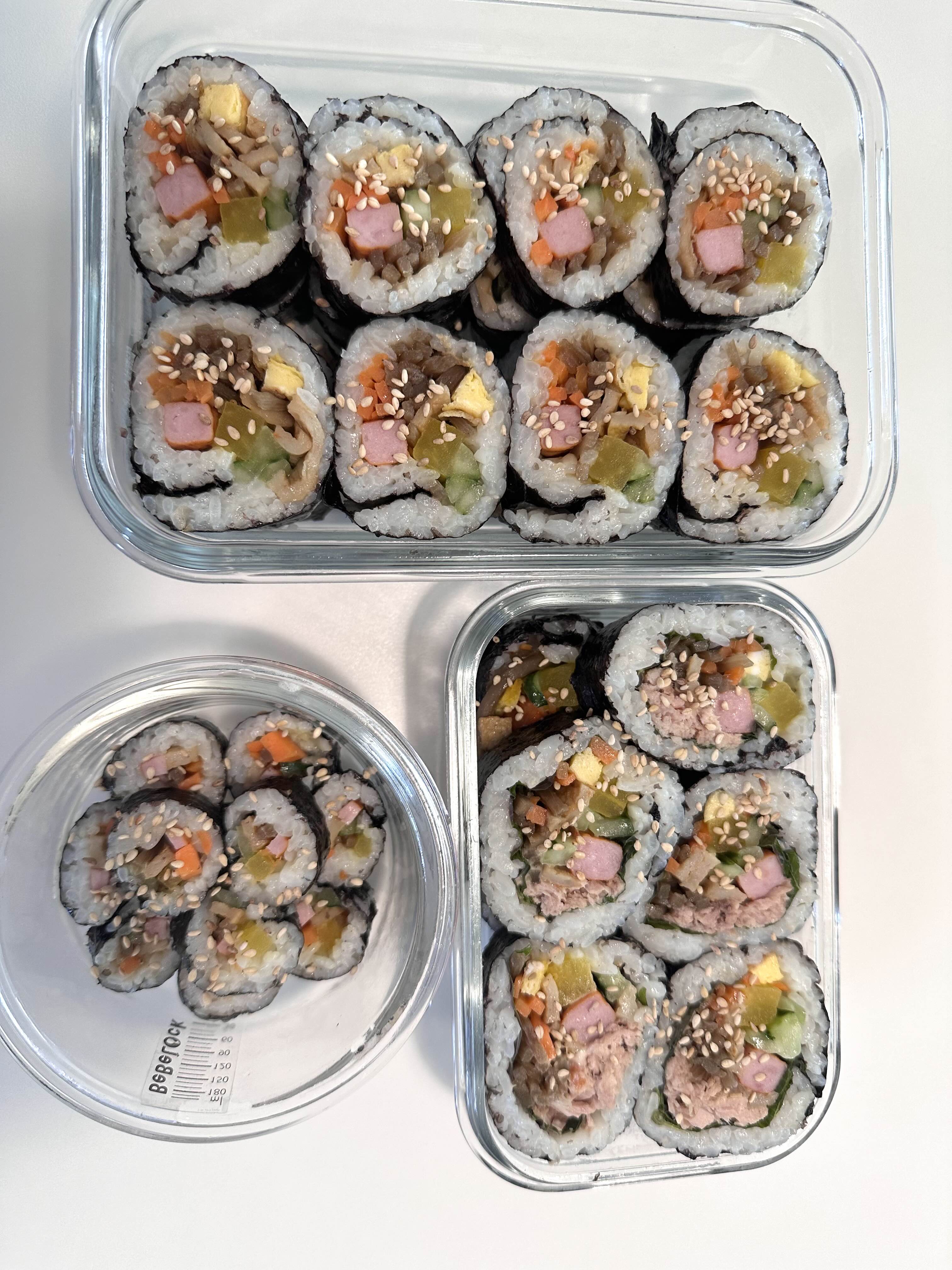 어린이김밥 어른김밥