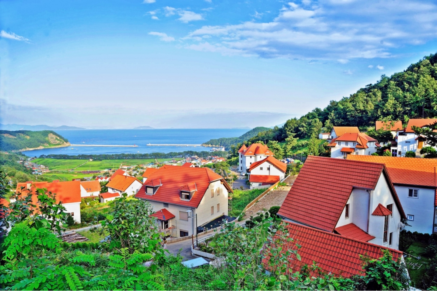 남해 독일마을 전경