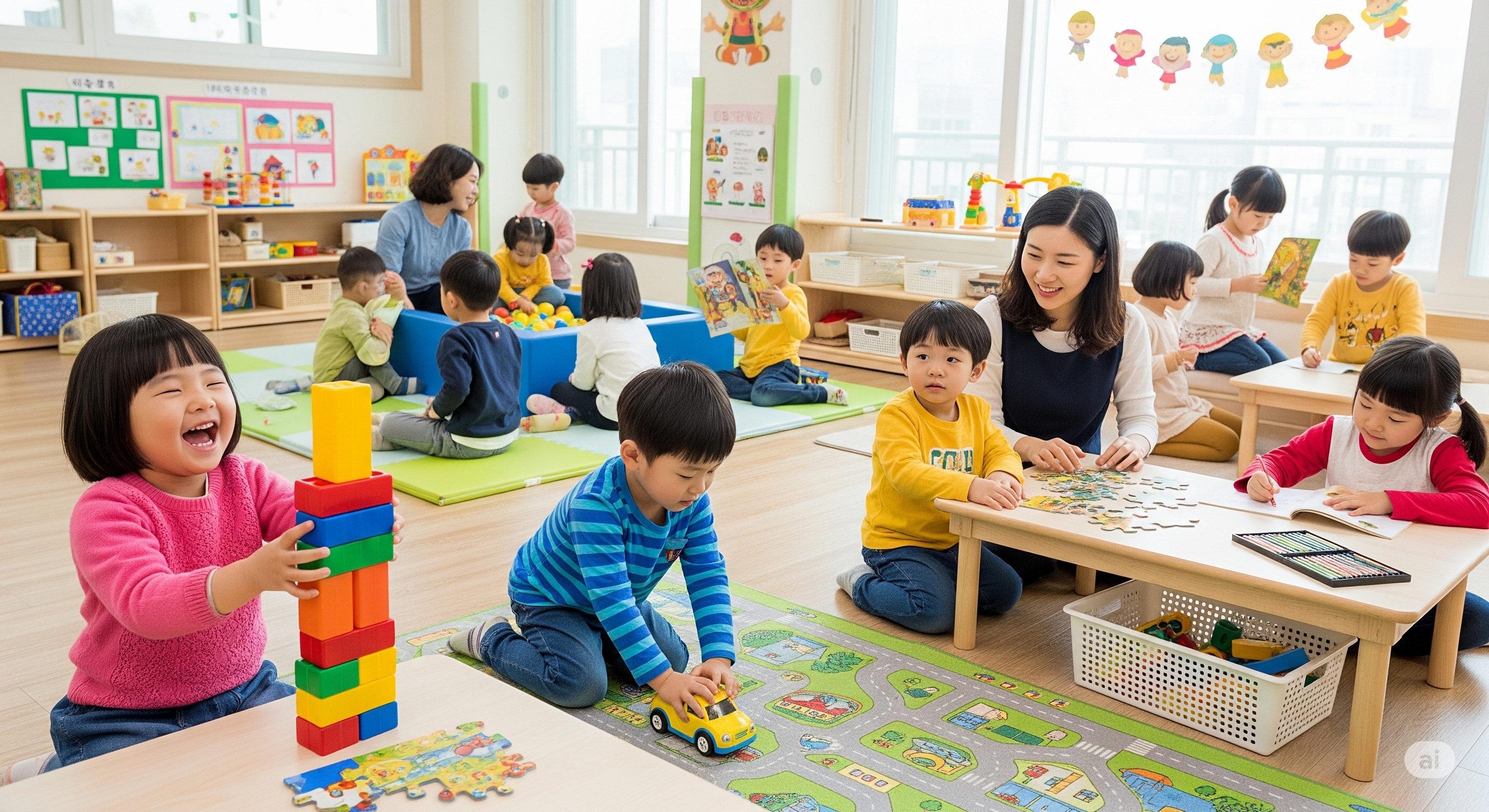 어린이집-선생님과-아이들