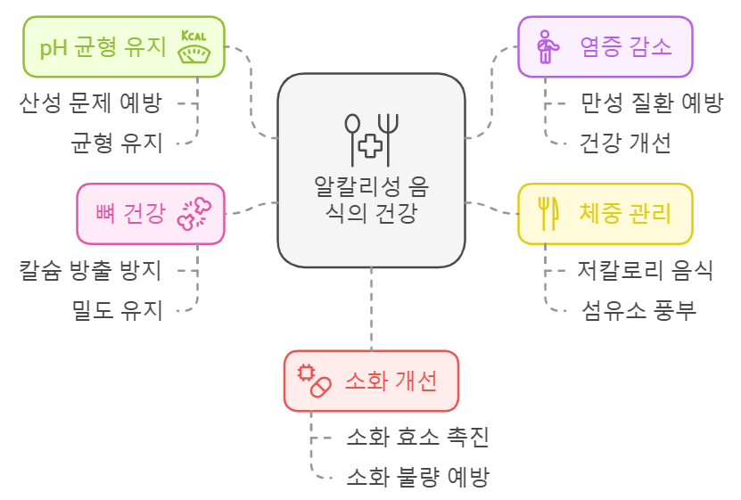 알칼리성 음식의 건강 효과