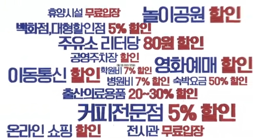경기도 공공주차장 할인 카드