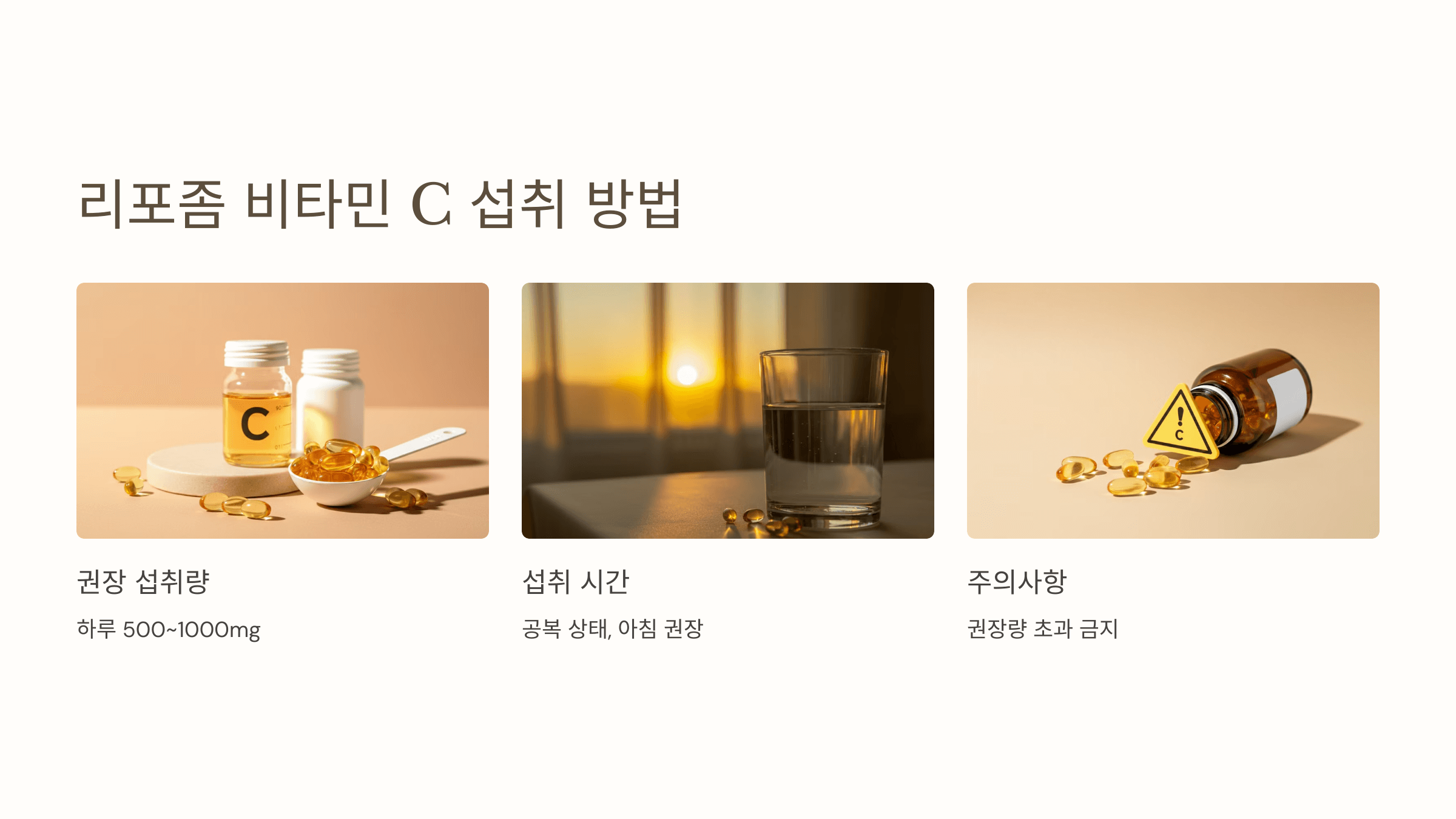 리포좀 비타민C와 관련된 사진입니다.