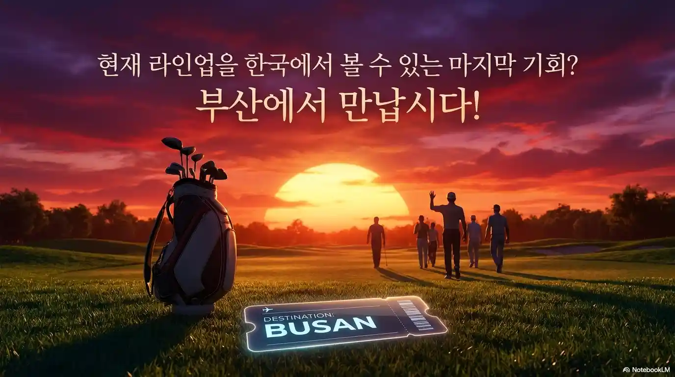 리브 골프 코리아 부산 현재 라인업 마지막 관전 기회 Destination Busan 골프 팬 초대