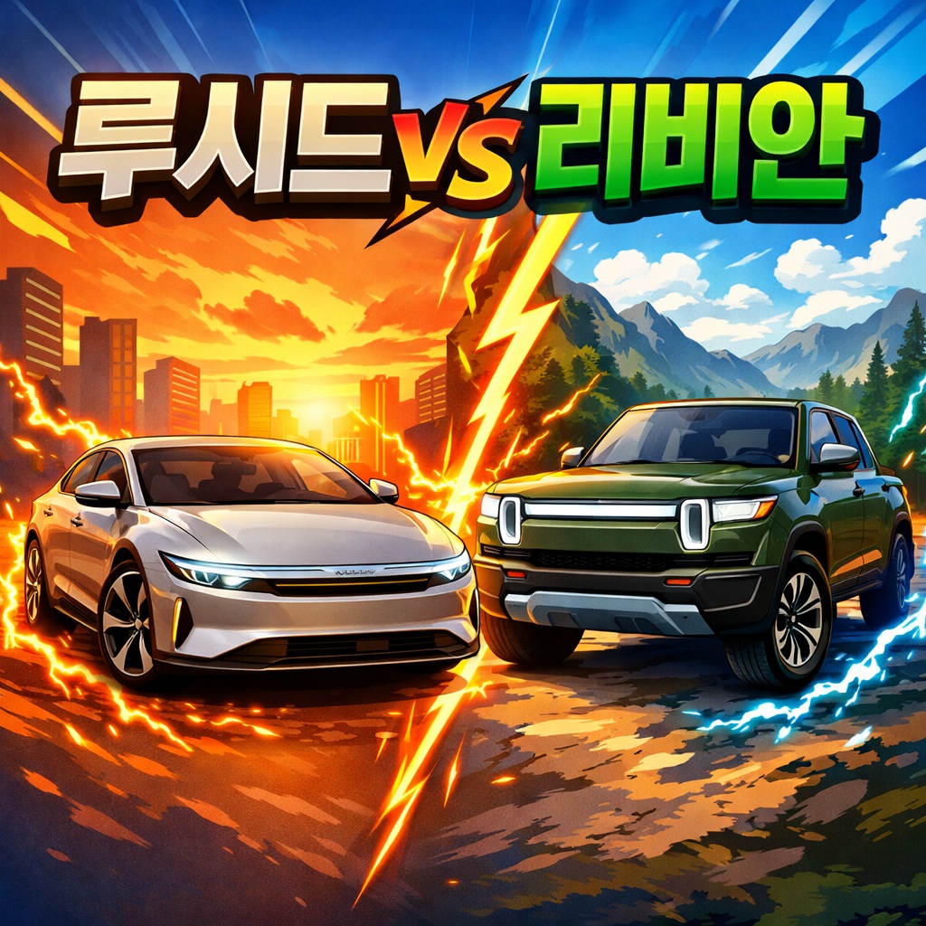 루시드 vs 리비안, 직접 비교해보니 기술 격차 얼마나 날까
