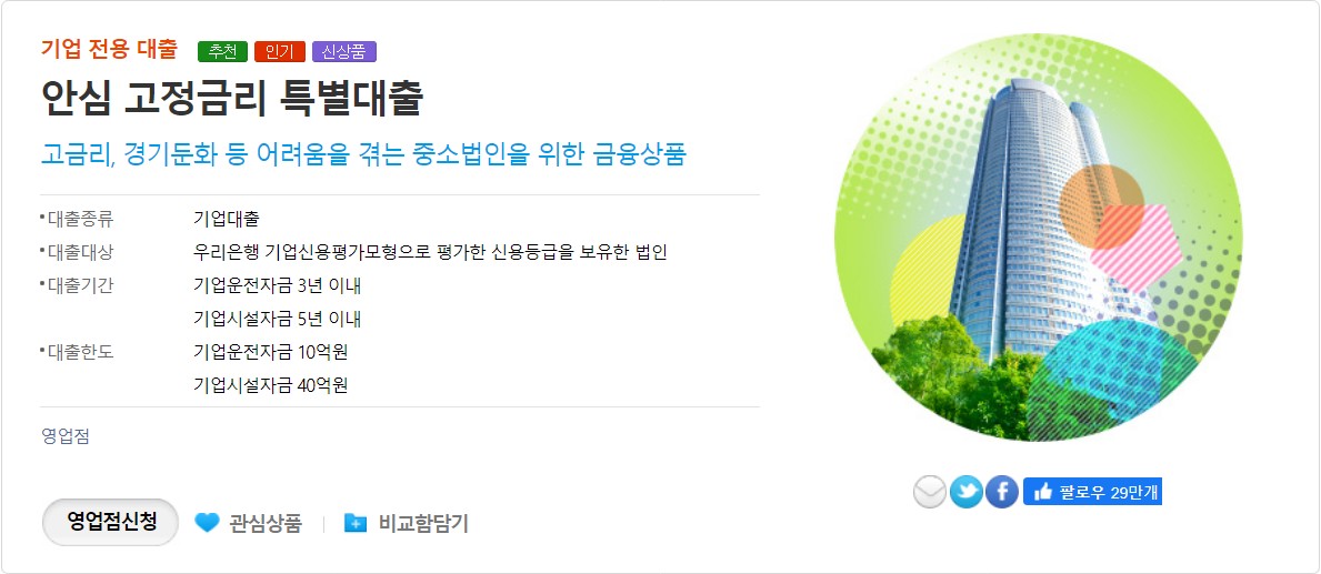 안심 고정금리 특별대출