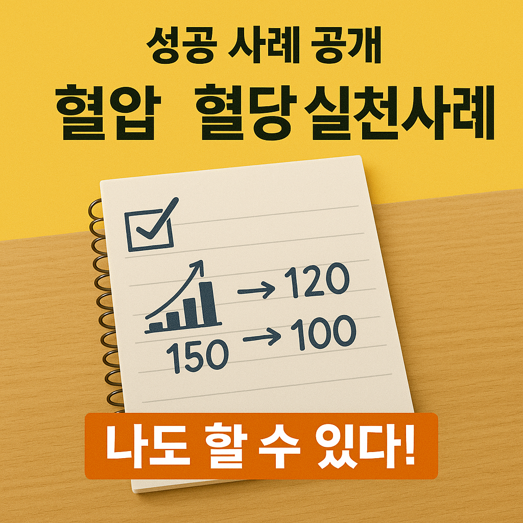 [6편] 중장년 혈압&middot;혈당 관리 실천사례
