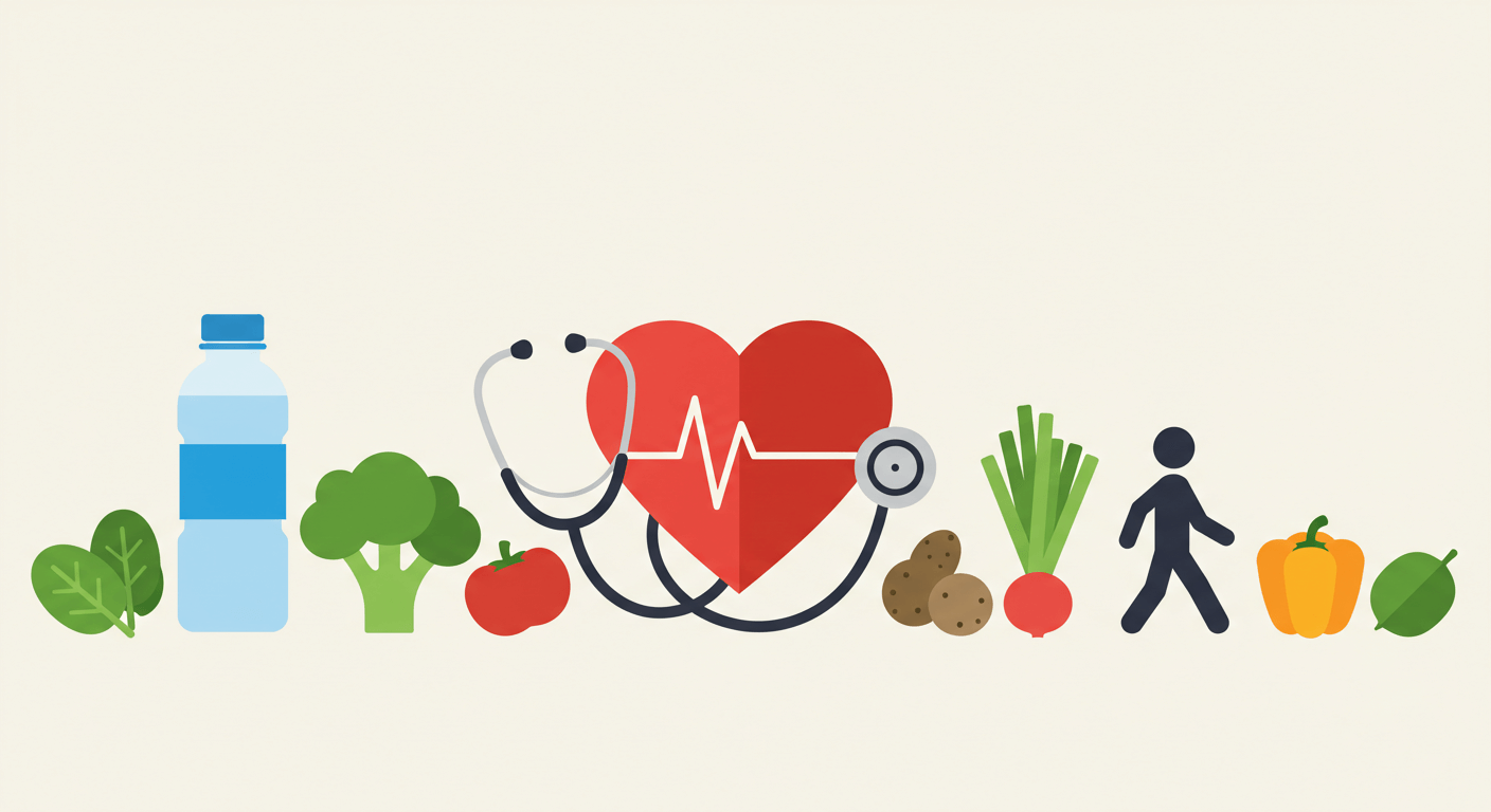 혈압 걱정 끝! (운동, 식사, 건강검진)