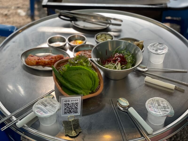 과천 맛집 어울더울 캠핑 분위기 정육식당 후기