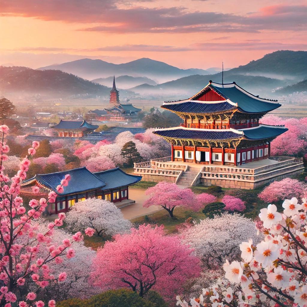 경주 불국사 벚꽃 축제