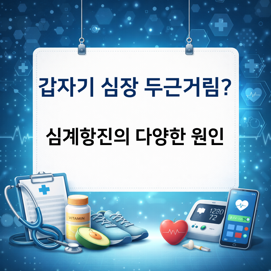 성인에게 갑자기 심장이 두근두근? 심계항진의 다양한 원인