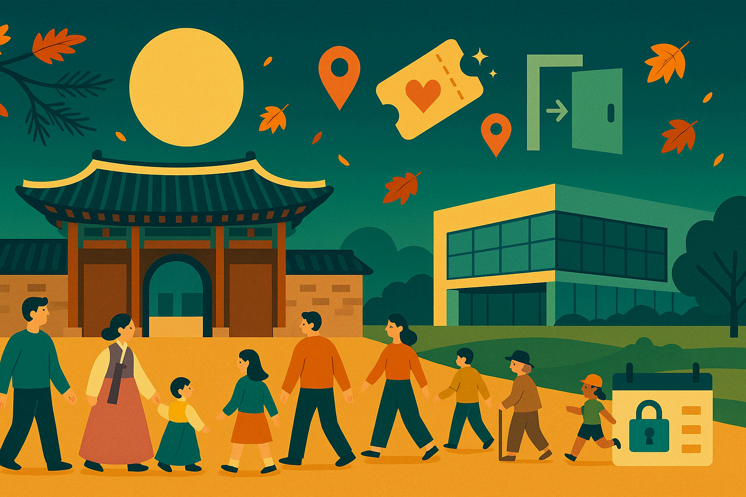 2025년 추석연휴 무료 개방 공간 총정리