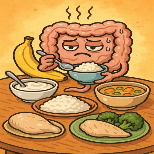 설사 시 편한 식단 구성