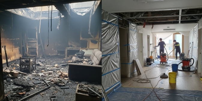 해남 화재청소 전문업체