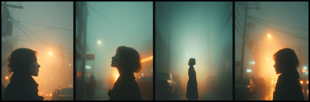 프롬프트를 구조화 하지 않은 이미지 예시_Midjourney