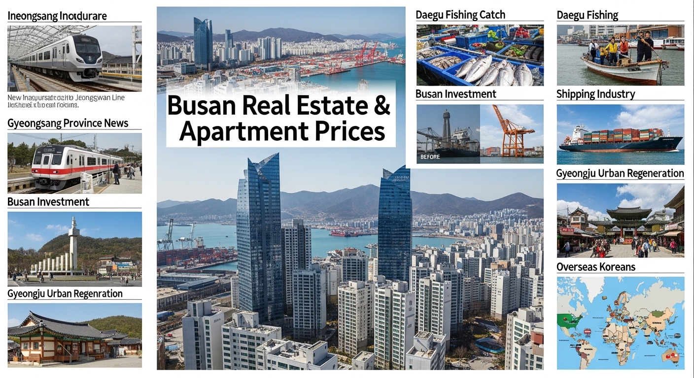 2026.02.20 경상권 핵심 뉴스 ❘ 부산 아파트 15주 연속 상승과 정관선 2032년 개통 계획