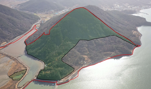 여수 무술목 관광단지 사업지구 사진