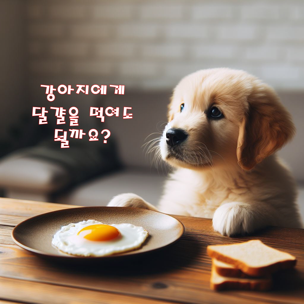 강아지에게 달걀 계란을 먹여도 될까