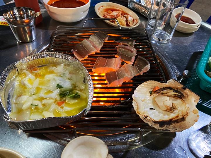 청사포끝집-장어-조개구이