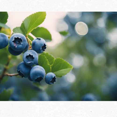 잘 익은 보라빛 블루베리