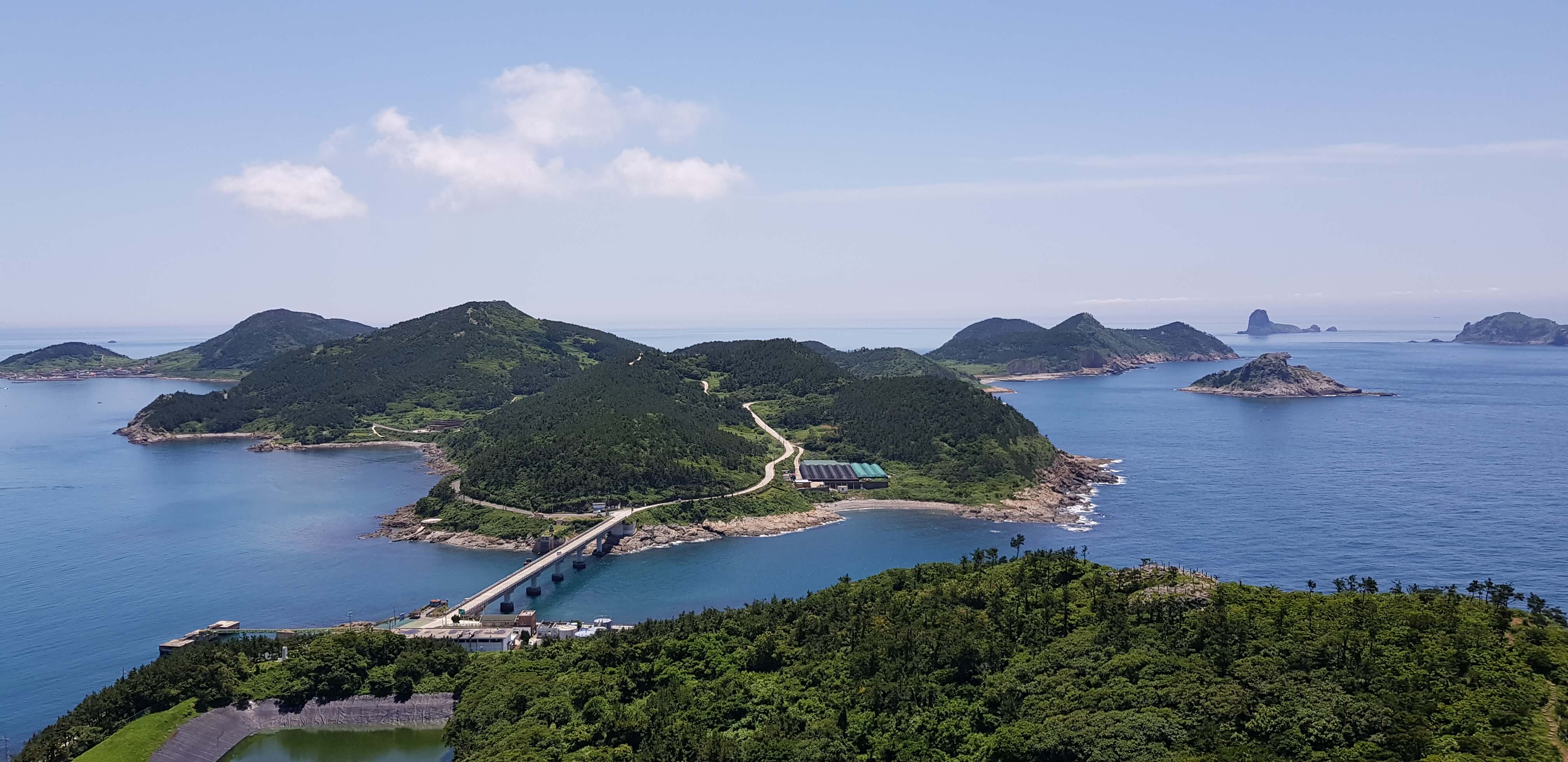 추자등대에서 바라본 하추자도