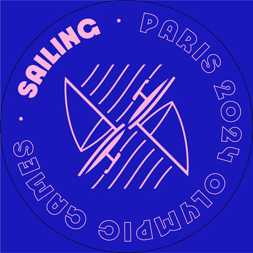 파리올림픽 요트 픽토그램