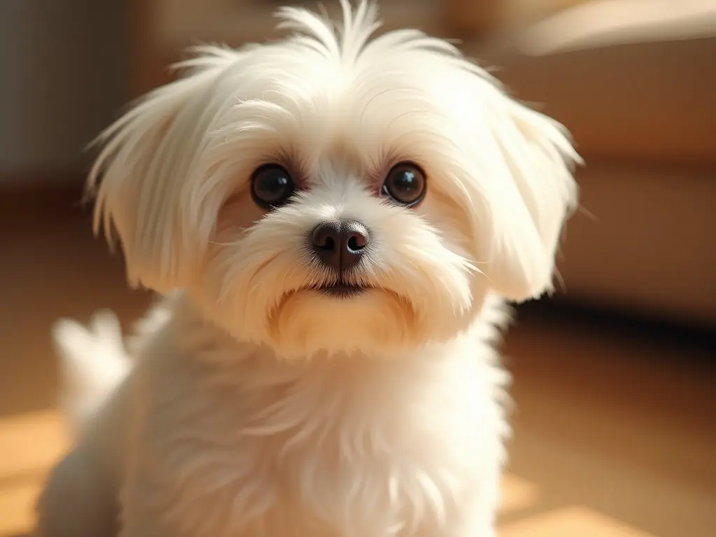 통통하고 움직임이 둔해진 말티즈 강아지, 갑상선 기능 저하증으로 인한 체중 증가 가능성