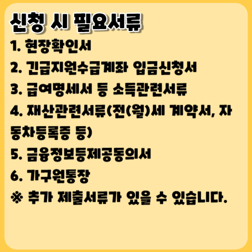2023 긴급복지 생계지원